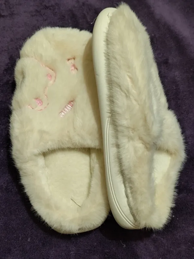 Zapatillas de estar por casa peludas