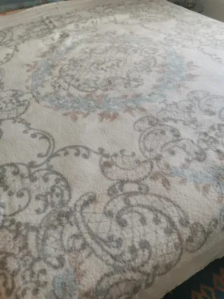 Coperta lana matrimoniale vintage