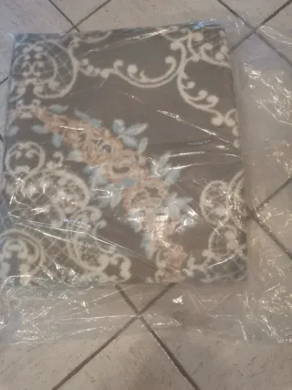 Coperta lana matrimoniale vintage