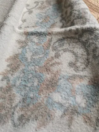 Coperta lana matrimoniale vintage