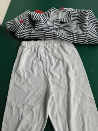 Pijama niña rayas y mariquita