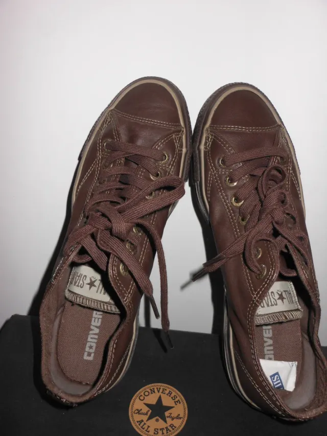 Converse All Stars Brown Leather Talla 42