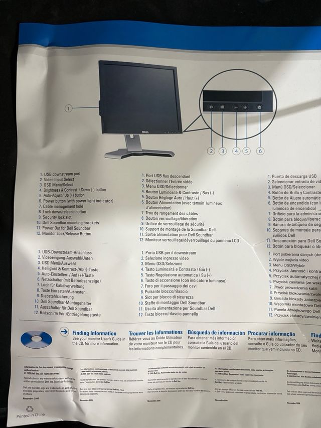 Monitor Dell 1708FP Nuevo