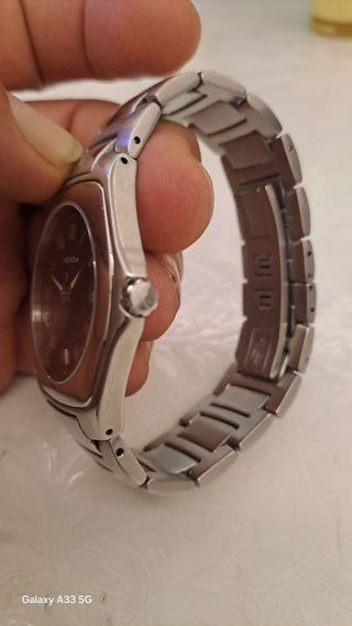 Orologio Mondia Uomo Nero Acciaio