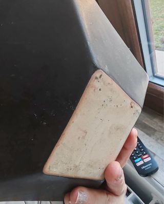 Centro tavola candela quadrata