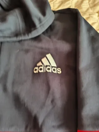 Sudadera Adidas Roja y Azul con Cremallera