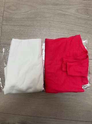 2 Camisetas de Tirantes Ajuste Entallado Talla L