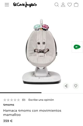 Hamaca bebé 4moms mamaRoo 5 ORIGINAL en OFERTA