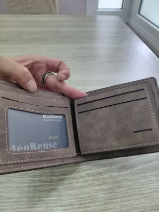Billetera MenBense Negra y Marrón