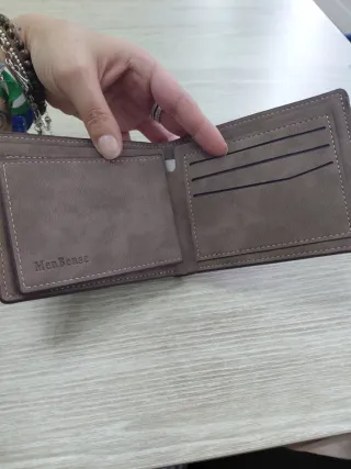 Billetera MenBense Negra y Marrón