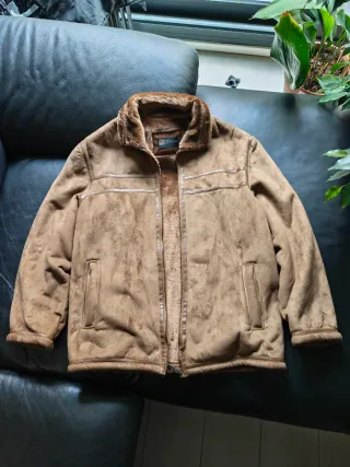 Chaqueta ante vintage 90s