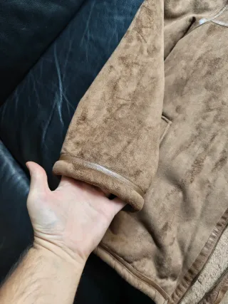 Chaqueta ante vintage 90s