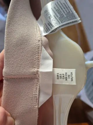 Pantalón palazzo beige