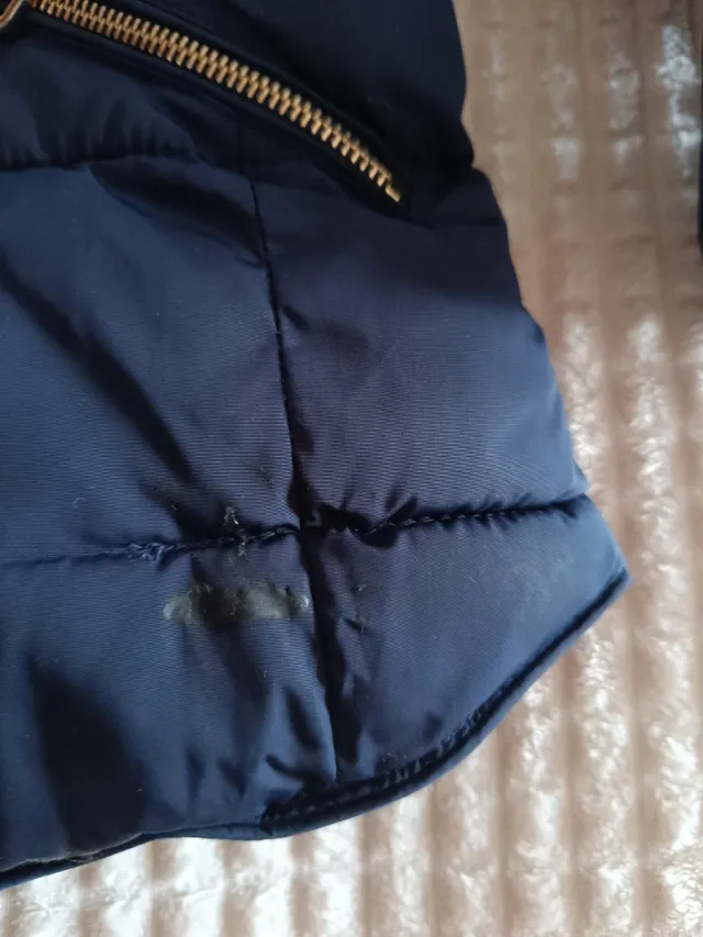 Oferta!Abrigo Zara Kids T6 Azul Marino