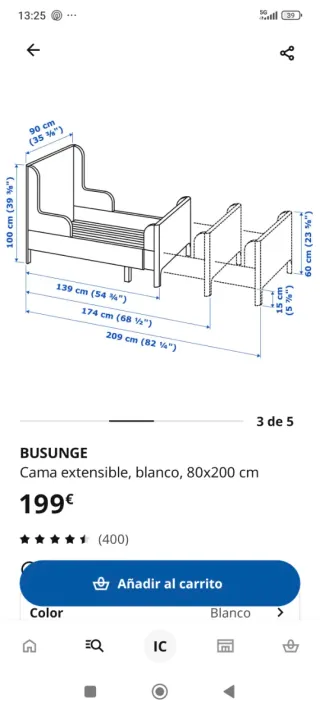 Cama infantil IKEA + REGALO !!