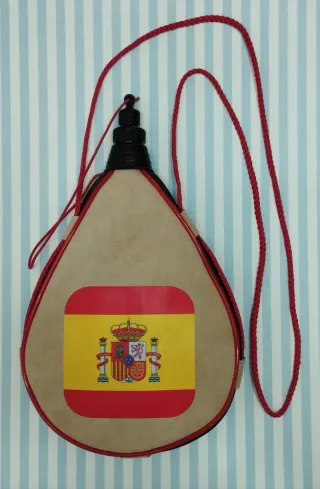 OFERTA: BOTA DE VINO ESPAÑA 1L Y MEDIO EN PIEL