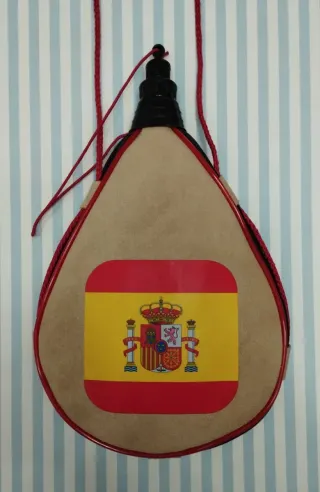 OFERTA: BOTA DE VINO ESPAÑA 1L Y MEDIO EN PIEL