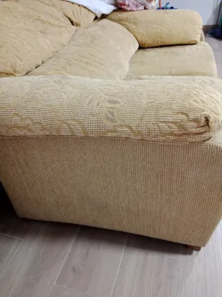 Regalo Sofá de 2 plazas en tela beige