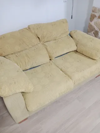 Regalo Sofá de 2 plazas en tela beige