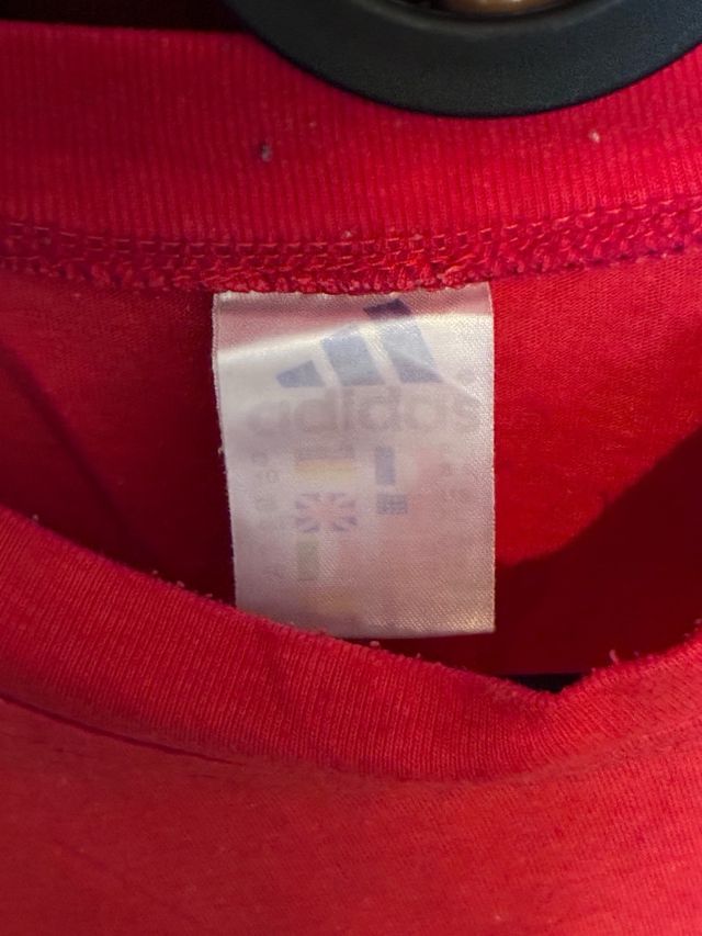 Camiseta Adidas Vintage Roja