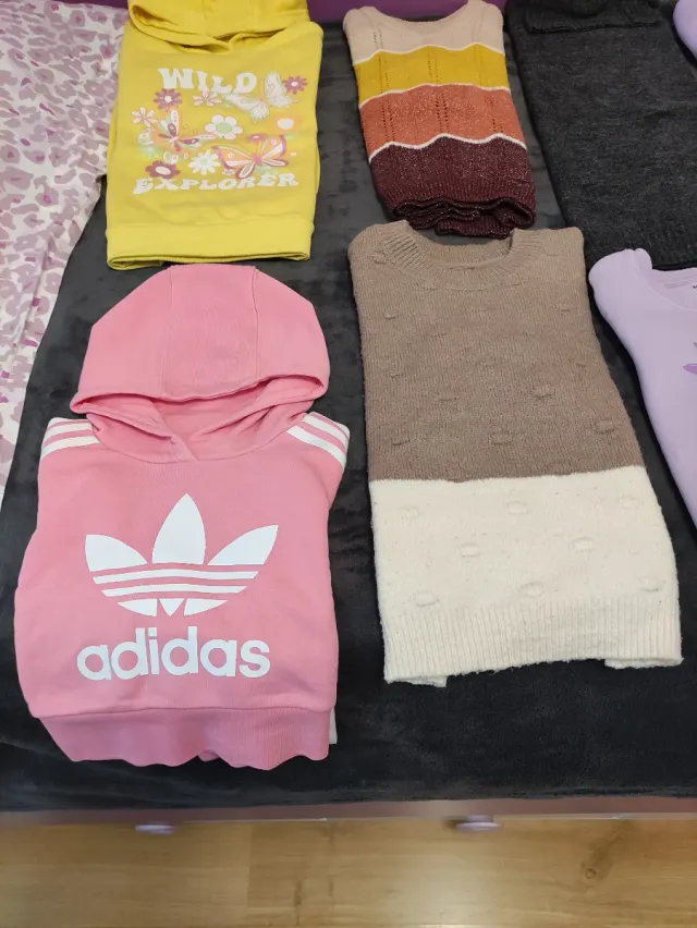 Lote 7 jerseys y 1 chándal niña 6-7 años