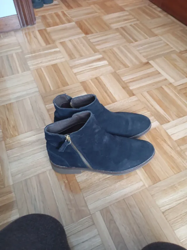 Botines chica azul marino talla 41