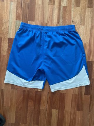 Pantalón corto Puma chico azul y blanco