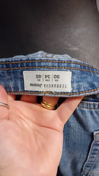 Jeans uomo strappati blu