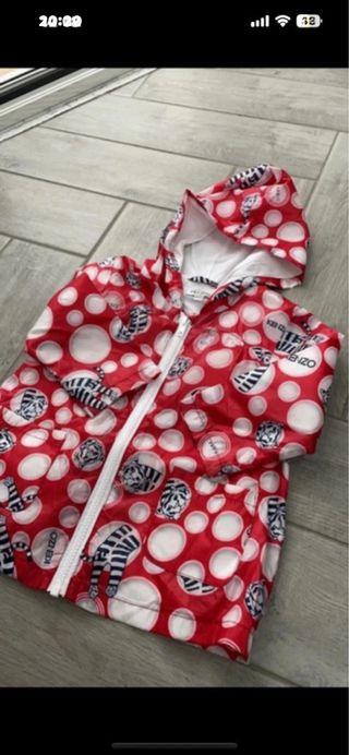 Giubbotto bimba KENZO pois e tigri