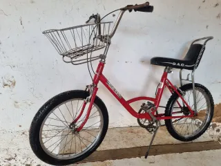 Bicicleta GAC Clásica Roja Años 80