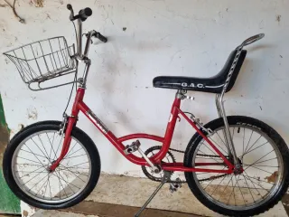Bicicleta GAC Clásica Roja Años 80