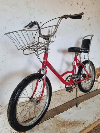 Bicicleta GAC Clásica Roja Años 80