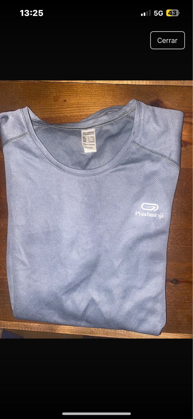 Camiseta deportiva Domyos gris
