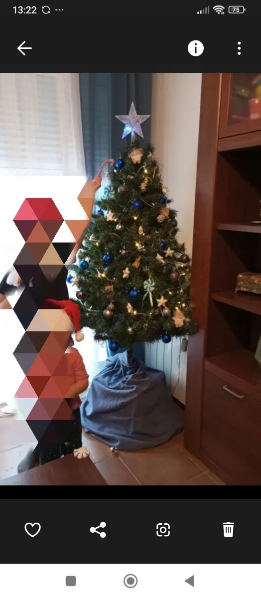Árbol de Navidad 1.45m.