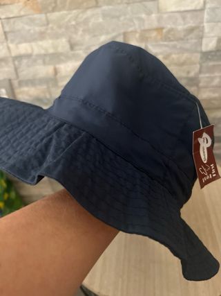 Gorro de lluvia azul marino