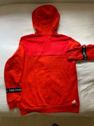 Sudadera Adidas Roja con Logo