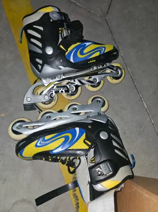Patines en línea ajustables 4-SIZES Talla (39/42)