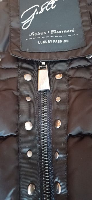 Chaqueta G-Sel Milano Negra Plumas