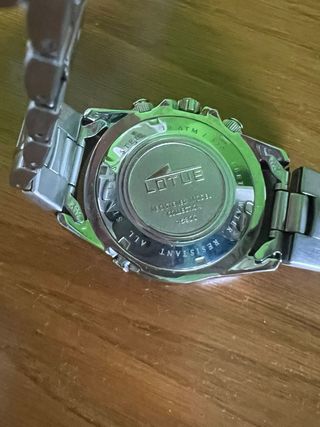 Reloj Lotus Cronógrafo Esfera negra