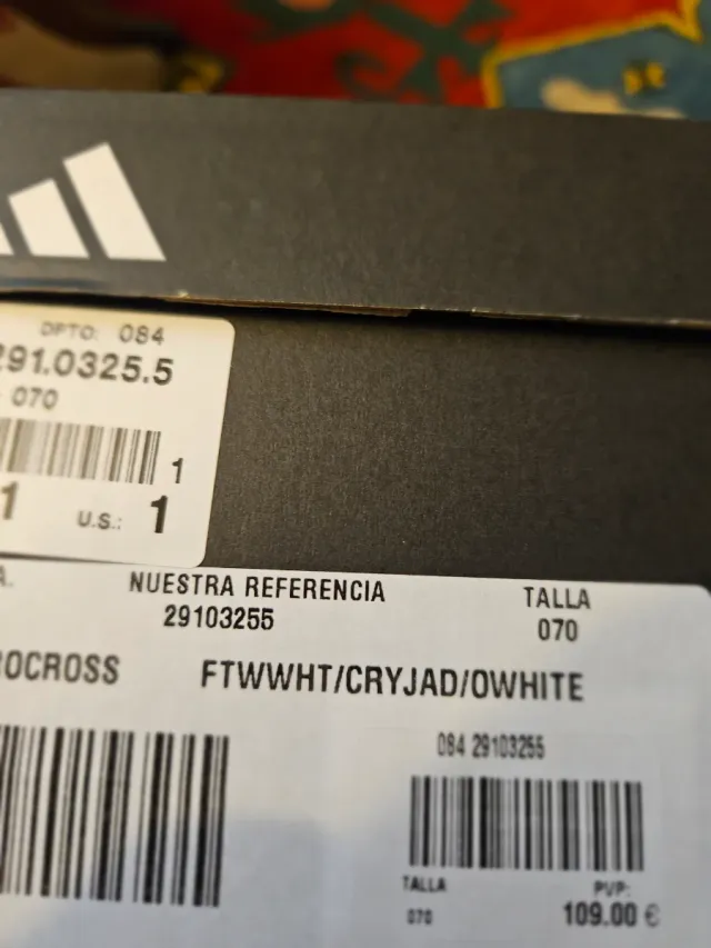 Zapatillas Adidas Golf Blancas de señora