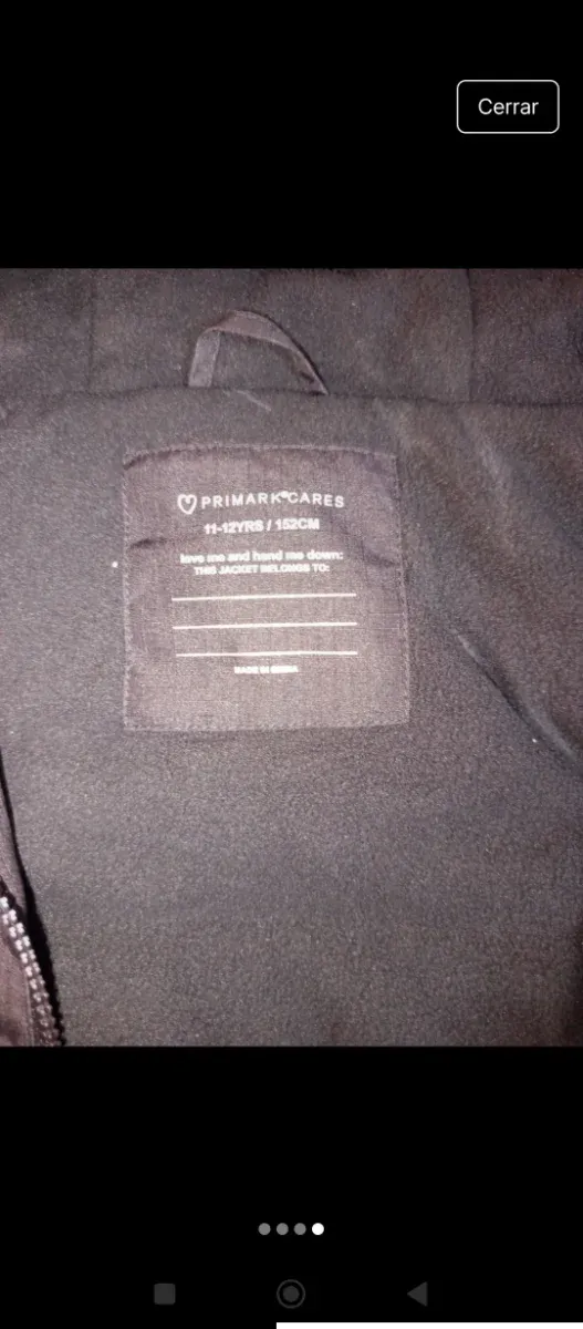 Chaqueta niño Primark Talla 11-12 años