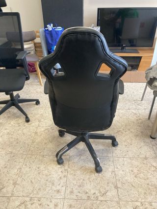 Silla Gamer Negra y Azul