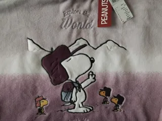 Pijama polar Snoopy mujer talla S nuevo