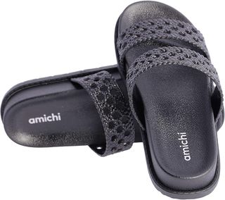 AMICHI Chanclas Mujer Sandalias  39 EU Ancho