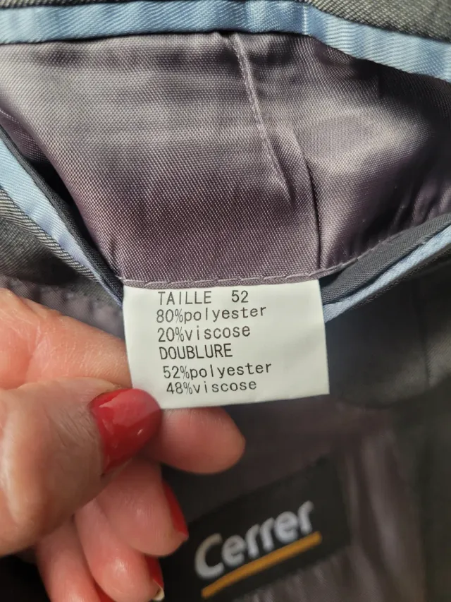 Abito uomo Cerrer grigio - Taglia 52/44