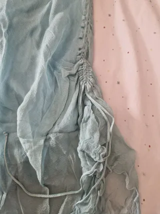 Falda gasa Tintoretto verde agua