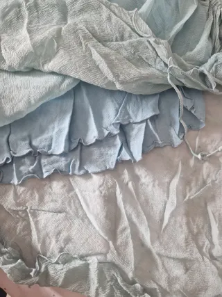 Falda gasa Tintoretto verde agua