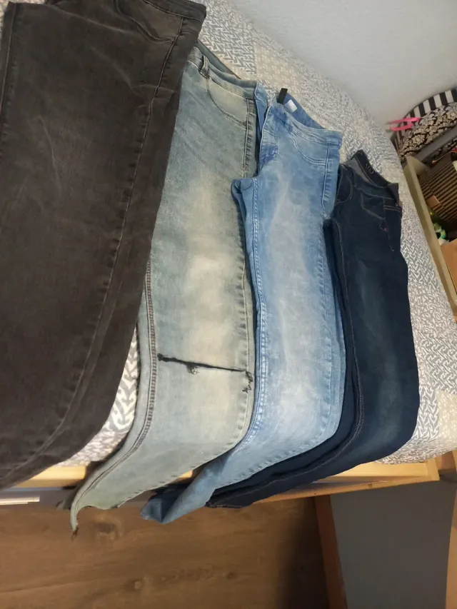 Lote 3 Vaqueros Mujer Talla 38 +1 vaquero talla 36