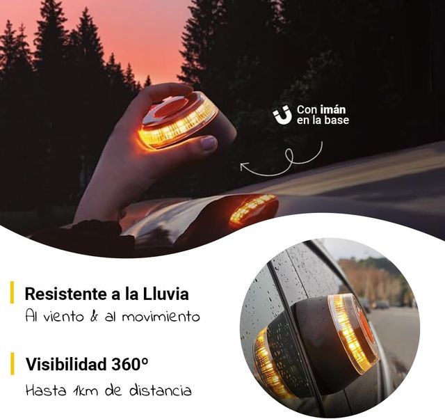 Baliza V16 conectada DGT