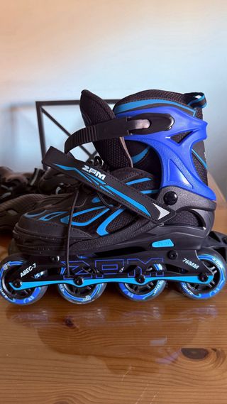 Patines en línea y equipo de protección